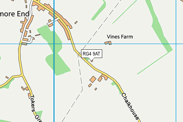 RG4 9AT map - OS VectorMap District (Ordnance Survey)
