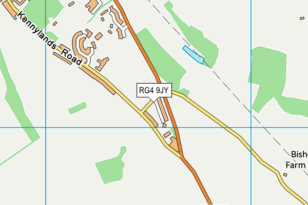 RG4 9JY map - OS VectorMap District (Ordnance Survey)