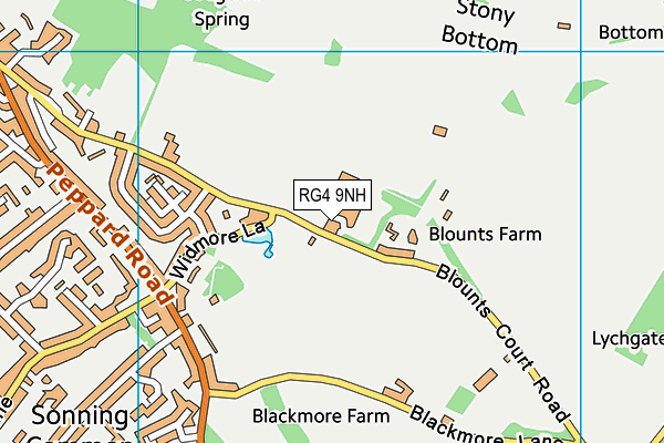 RG4 9NH map - OS VectorMap District (Ordnance Survey)