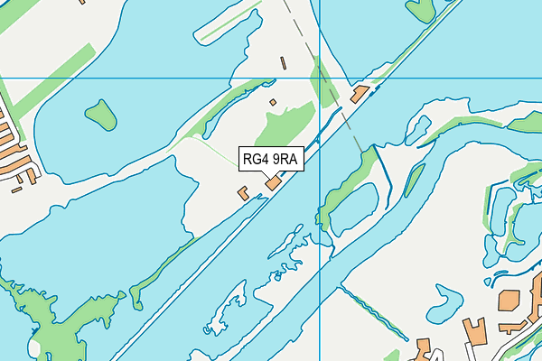 RG4 9RA map - OS VectorMap District (Ordnance Survey)