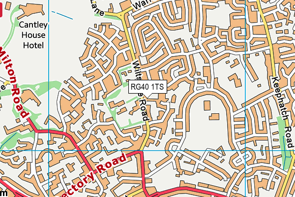 High Close School map (RG40 1TS) - OS VectorMap District (Ordnance Survey)