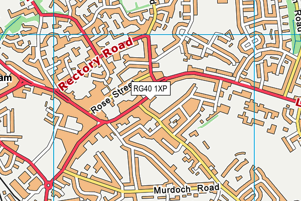 Map of THE WOKINGHAM PAPER LIMITED at district scale