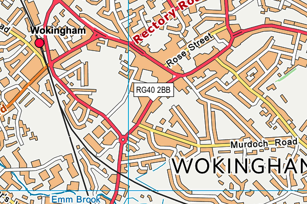 Map of WARWICK COURT (READING) LIMITED at district scale