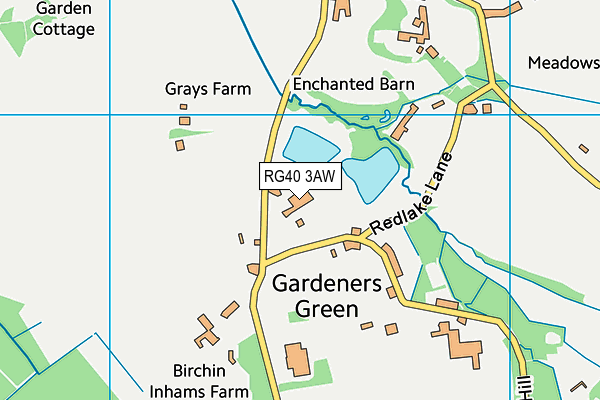 Map of THE TASTING BARN LTD at district scale