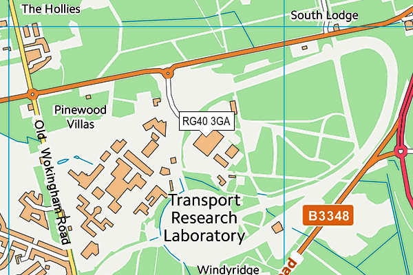 Map of TRANSPORT RESEARCH LABORATORY LIMITED at district scale
