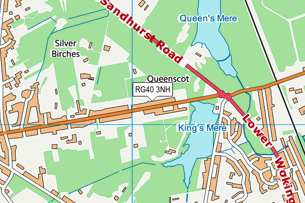 RG40 3NH map - OS VectorMap District (Ordnance Survey)