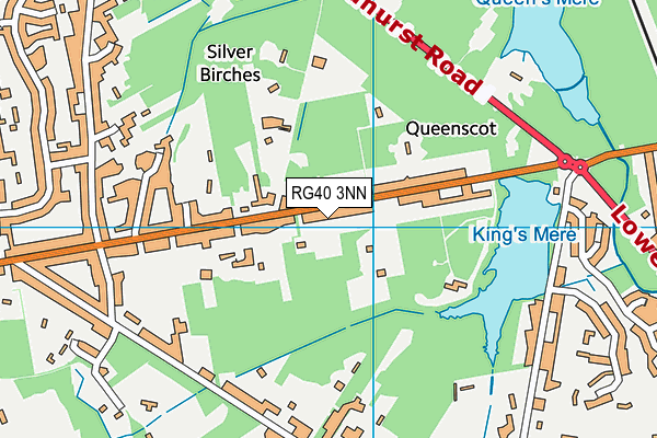 RG40 3NN map - OS VectorMap District (Ordnance Survey)