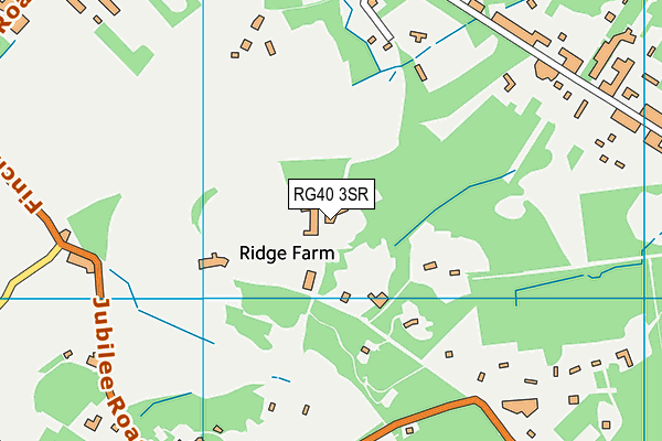 RG40 3SR map - OS VectorMap District (Ordnance Survey)