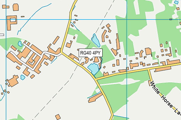 RG40 4PY map - OS VectorMap District (Ordnance Survey)