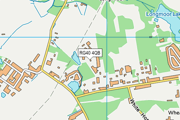 RG40 4QB map - OS VectorMap District (Ordnance Survey)