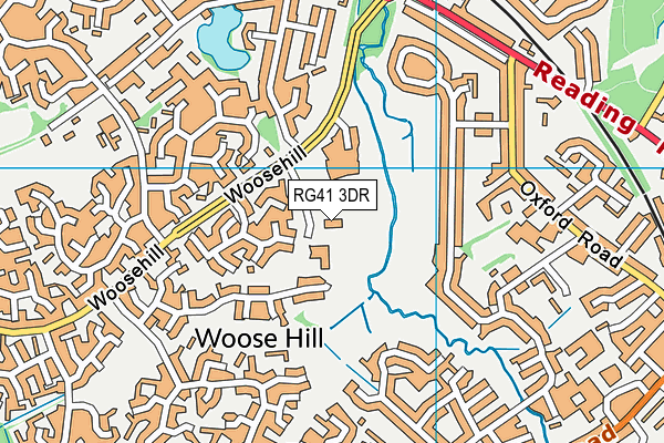 Windmill Primary School map (RG41 3DR) - OS VectorMap District (Ordnance Survey)