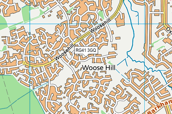 RG41 3GQ map - OS VectorMap District (Ordnance Survey)