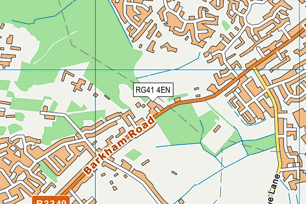 RG41 4EN map - OS VectorMap District (Ordnance Survey)