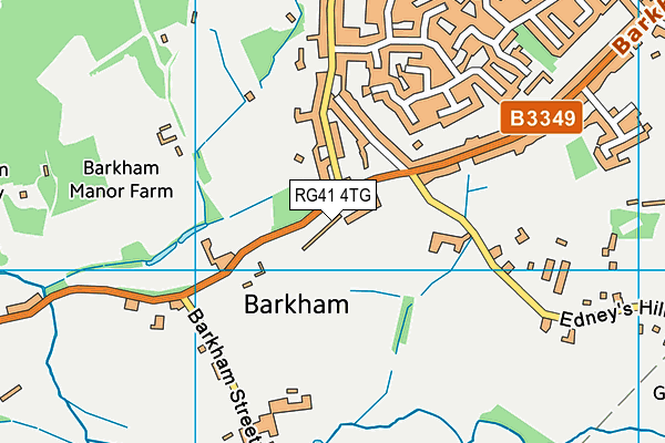 Map of BARKHAM HILL INTERIORS LIMITED at district scale