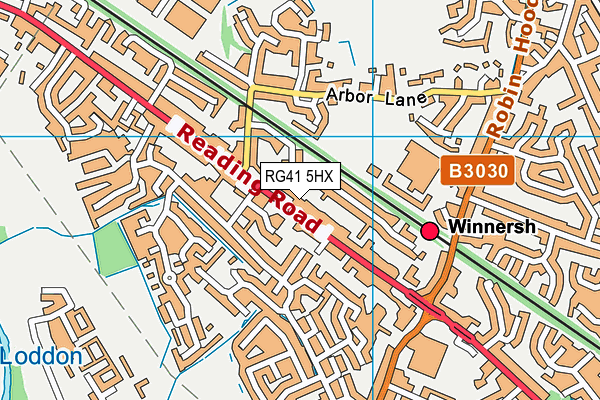 Map of BERKSHIRE WASTE SOLUTIONS LTD at district scale