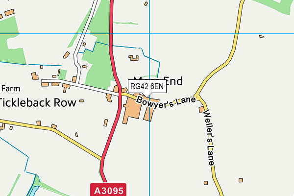 RG42 6EN map - OS VectorMap District (Ordnance Survey)