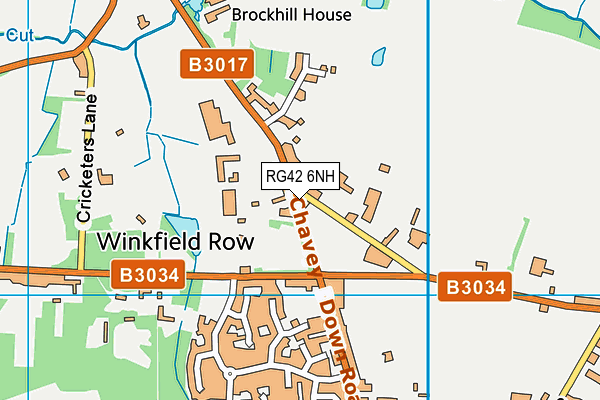 Winkfield St Mary's CofE Primary School map (RG42 6NH) - OS VectorMap District (Ordnance Survey)