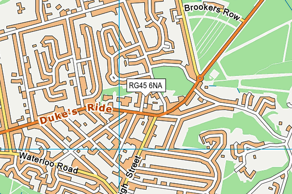 Map of REDLANDS SOUTHERN LIMITED at district scale