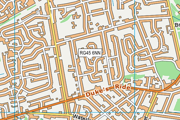 RG45 6NN map - OS VectorMap District (Ordnance Survey)