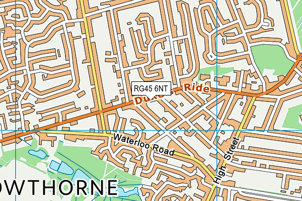 RG45 6NT map - OS VectorMap District (Ordnance Survey)