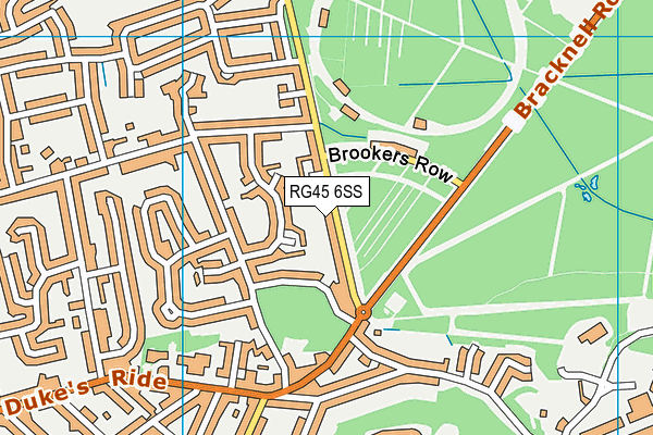 Map of 47 BEECH HILL ROAD SUNNINGDALE LIMITED at district scale