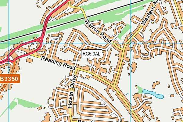 RG5 3AL map - OS VectorMap District (Ordnance Survey)