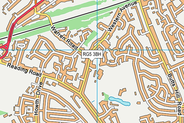 St Dominic Savio Catholic Primary School map (RG5 3BH) - OS VectorMap District (Ordnance Survey)