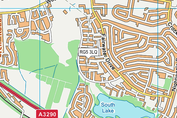 RG5 3LQ map - OS VectorMap District (Ordnance Survey)