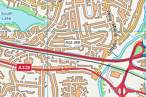 RG5 3RR map - OS VectorMap District (Ordnance Survey)