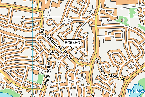 RG5 4HQ map - OS VectorMap District (Ordnance Survey)