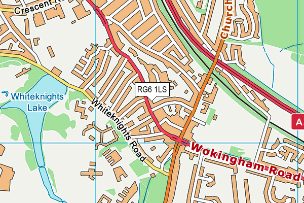 RG6 1LS map - OS VectorMap District (Ordnance Survey)
