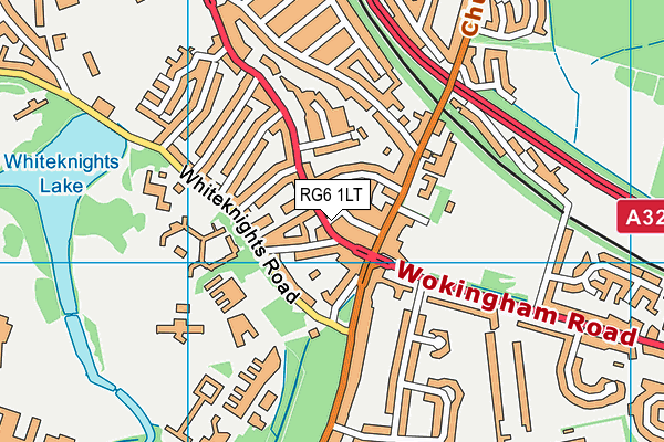 RG6 1LT map - OS VectorMap District (Ordnance Survey)