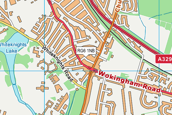 RG6 1NB map - OS VectorMap District (Ordnance Survey)