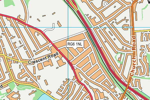 RG6 1NL map - OS VectorMap District (Ordnance Survey)