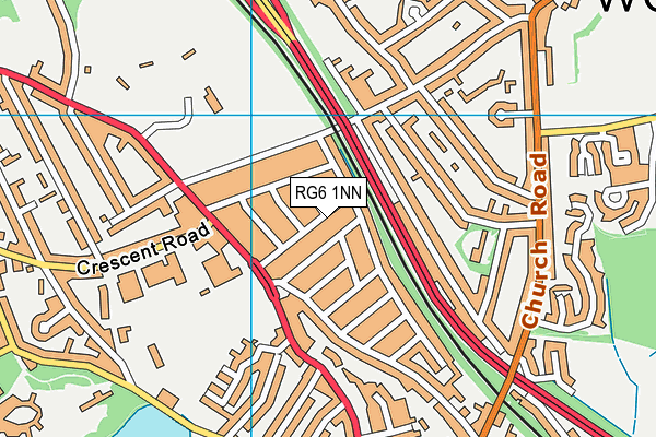 RG6 1NN map - OS VectorMap District (Ordnance Survey)