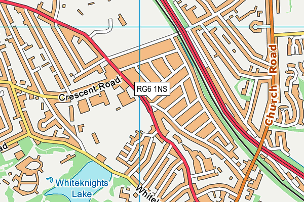 RG6 1NS map - OS VectorMap District (Ordnance Survey)