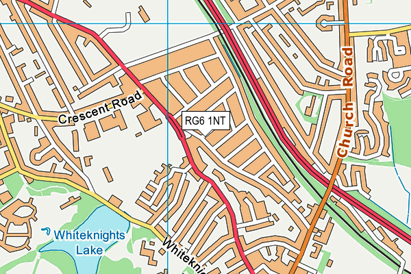 RG6 1NT map - OS VectorMap District (Ordnance Survey)