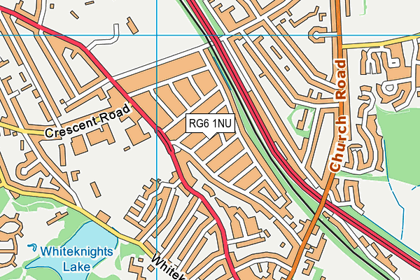 RG6 1NU map - OS VectorMap District (Ordnance Survey)