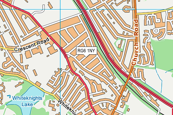 RG6 1NY map - OS VectorMap District (Ordnance Survey)