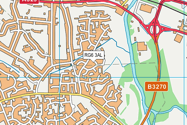 RG6 3AL map - OS VectorMap District (Ordnance Survey)