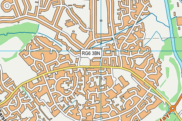 RG6 3BN map - OS VectorMap District (Ordnance Survey)