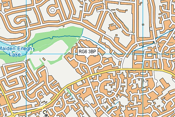 RG6 3BP map - OS VectorMap District (Ordnance Survey)