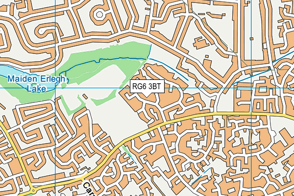 RG6 3BT map - OS VectorMap District (Ordnance Survey)