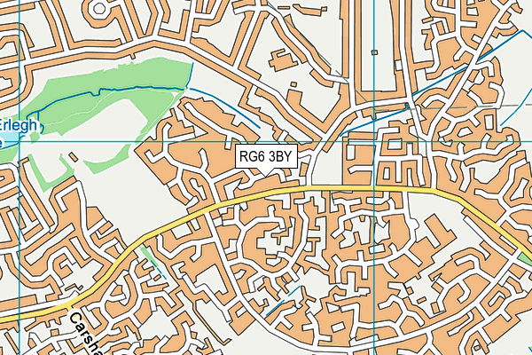 RG6 3BY map - OS VectorMap District (Ordnance Survey)