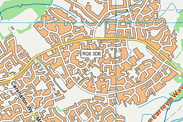 RG6 3DB map - OS VectorMap District (Ordnance Survey)