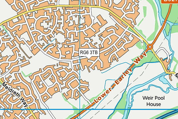 RG6 3TB map - OS VectorMap District (Ordnance Survey)