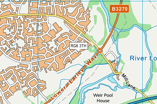 RG6 3TH map - OS VectorMap District (Ordnance Survey)