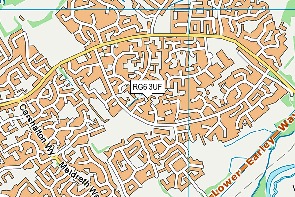 RG6 3UF map - OS VectorMap District (Ordnance Survey)