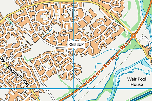 RG6 3UP map - OS VectorMap District (Ordnance Survey)