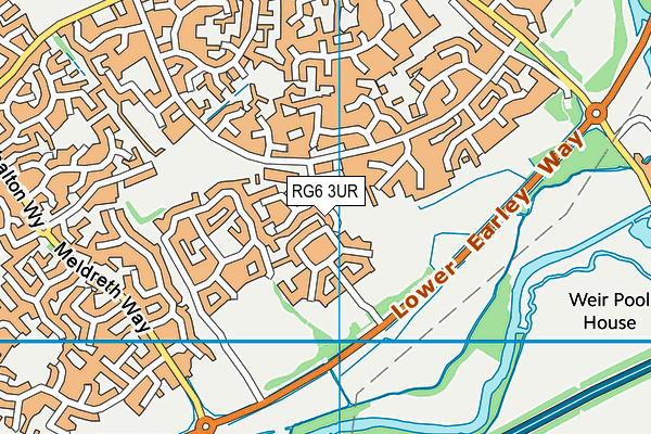 RG6 3UR map - OS VectorMap District (Ordnance Survey)